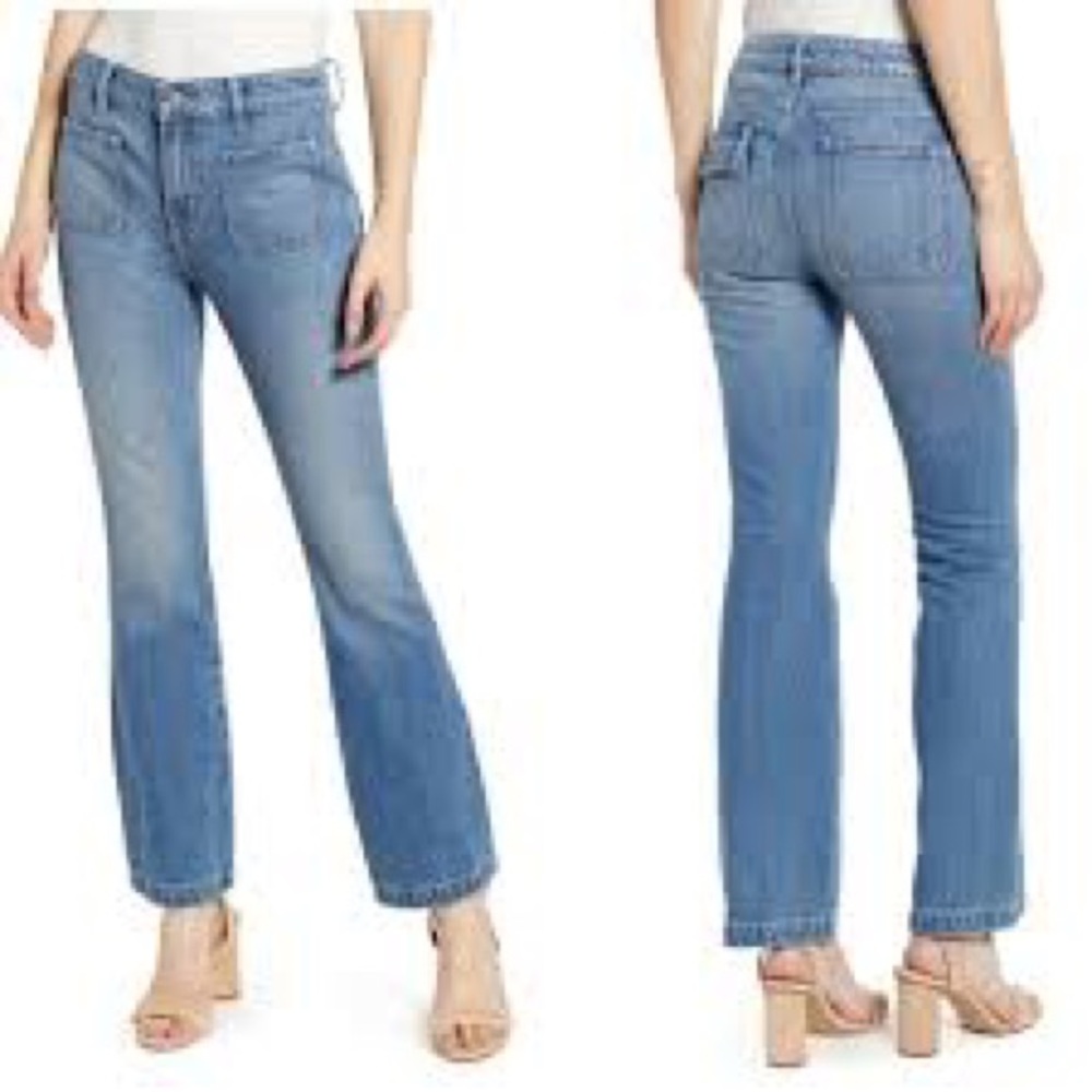 Current Elliott cropped boot Jeans